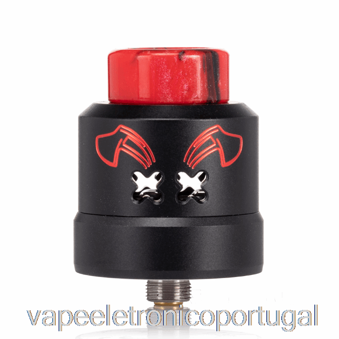 Vape Eletrônico Hellvape Dead Coelho Max 28mm Bf Rda Preto Vermelho